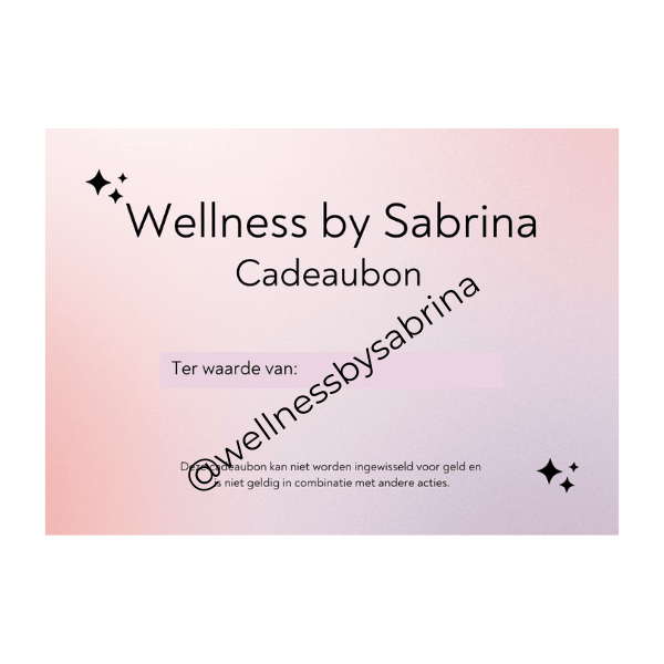 Cadeaubon Wellness by Sabrina